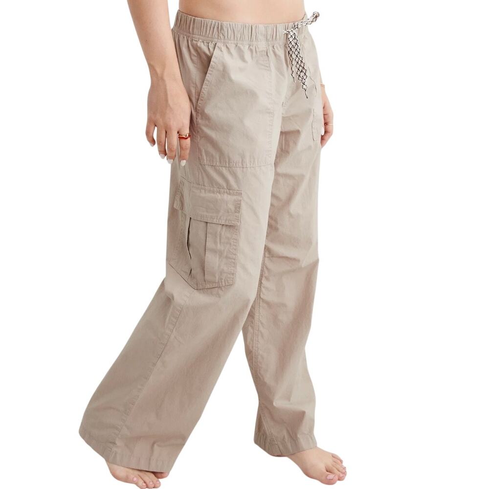 Aerie Baggy Cargo Skater Pant Stone Harbor Khaki M